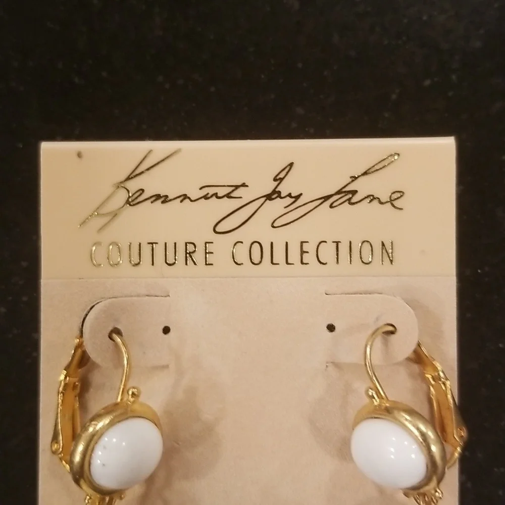 💕KENNETH JAY LANE💕 White Tassel Earrings ~ White NWT
